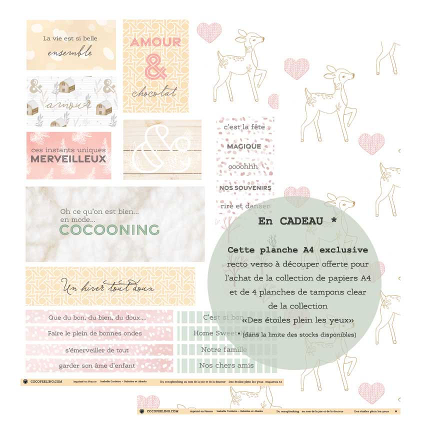 Miniature : Planche de tampons clear "Que du bien et du doux"