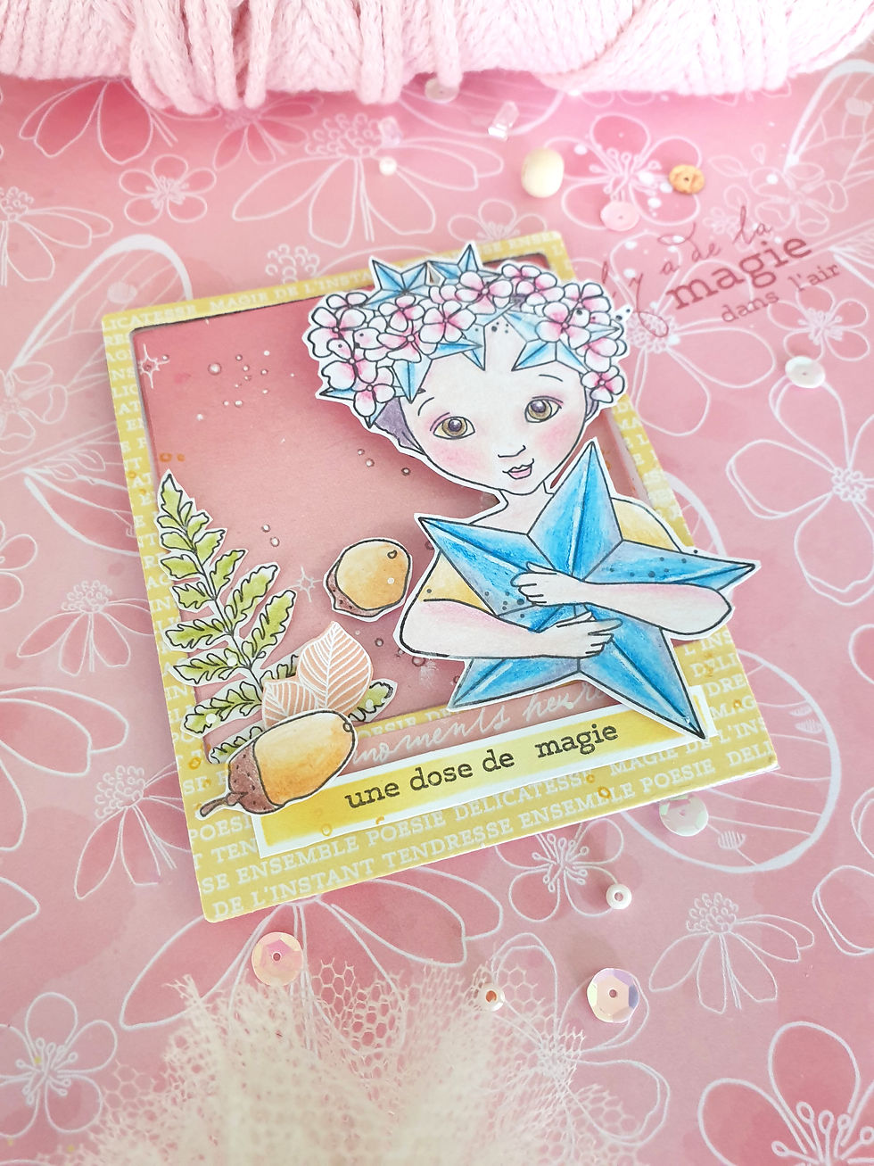 Miniature : Planche de tampons clear "La belle étoile"