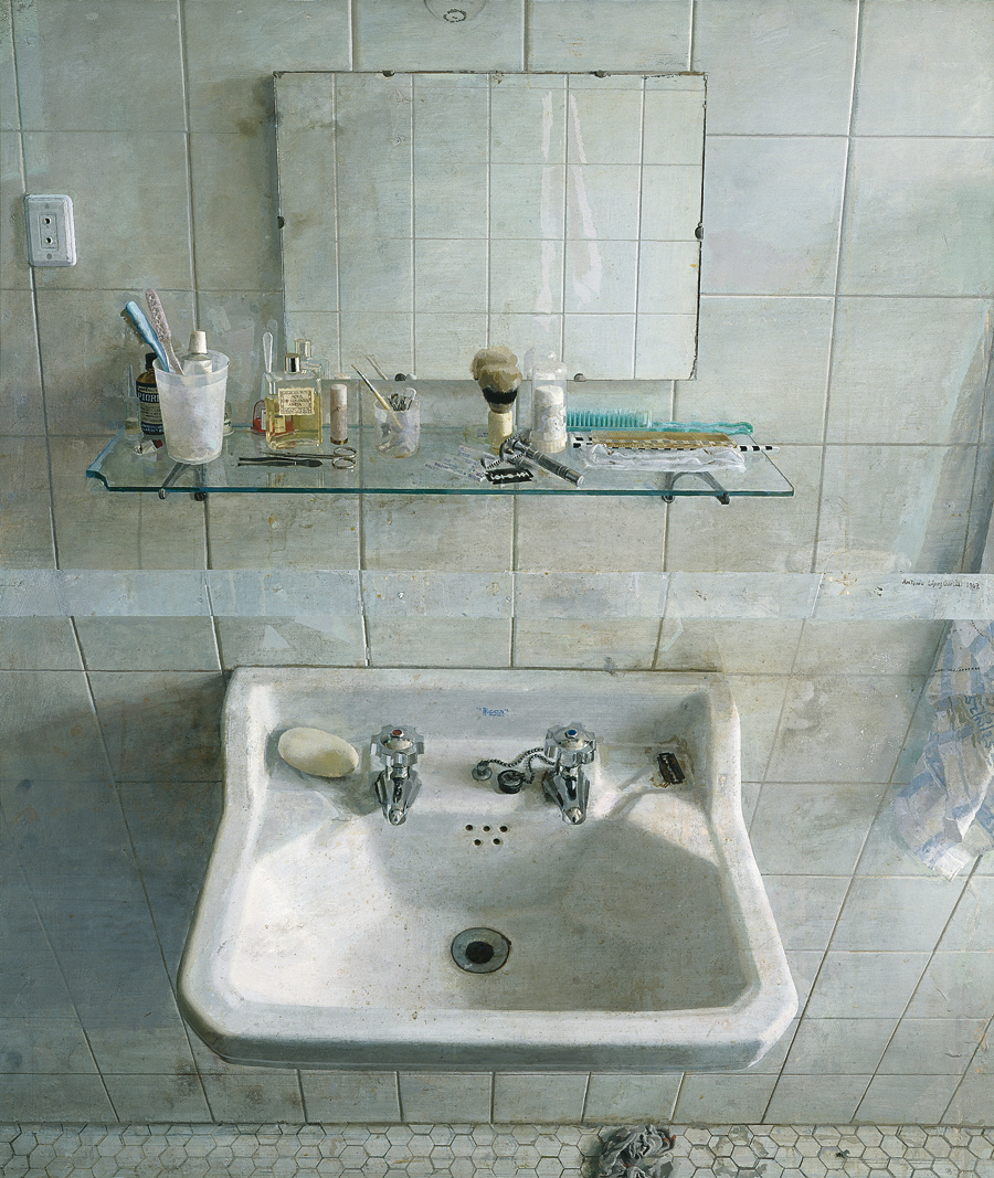 Lavabo y espejo, 1967