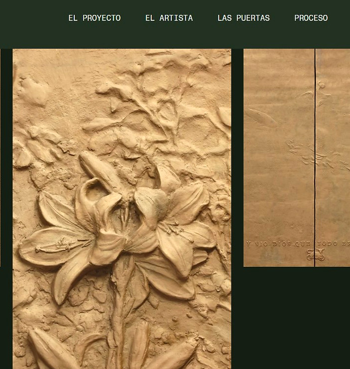Web sobre las Puertas de La Catedral de Burgos de Antonio López