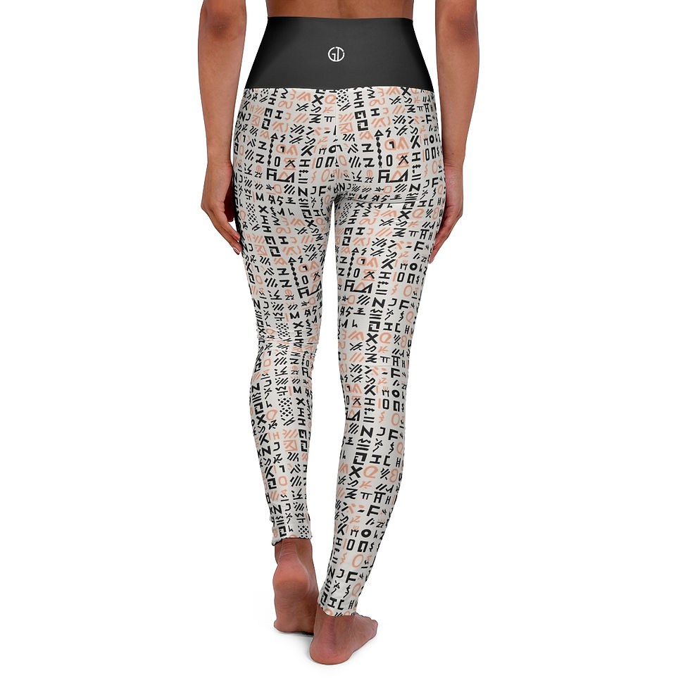 Thumbnail: High Waisted Yoga Leggings (AOP)