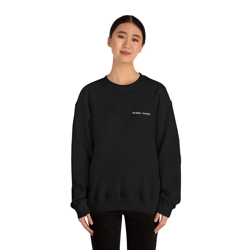 Thumbnail: Unisex Heavy Blend™ Crewneck Sweatshirt Black GT Name Logo