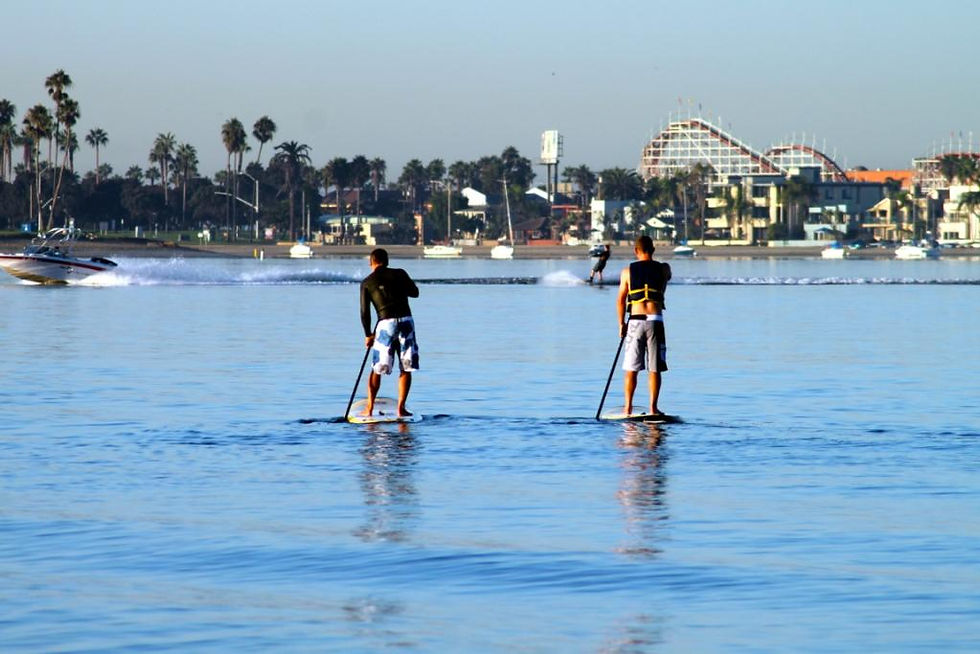 Stand Up Paddling on Mission Bay
