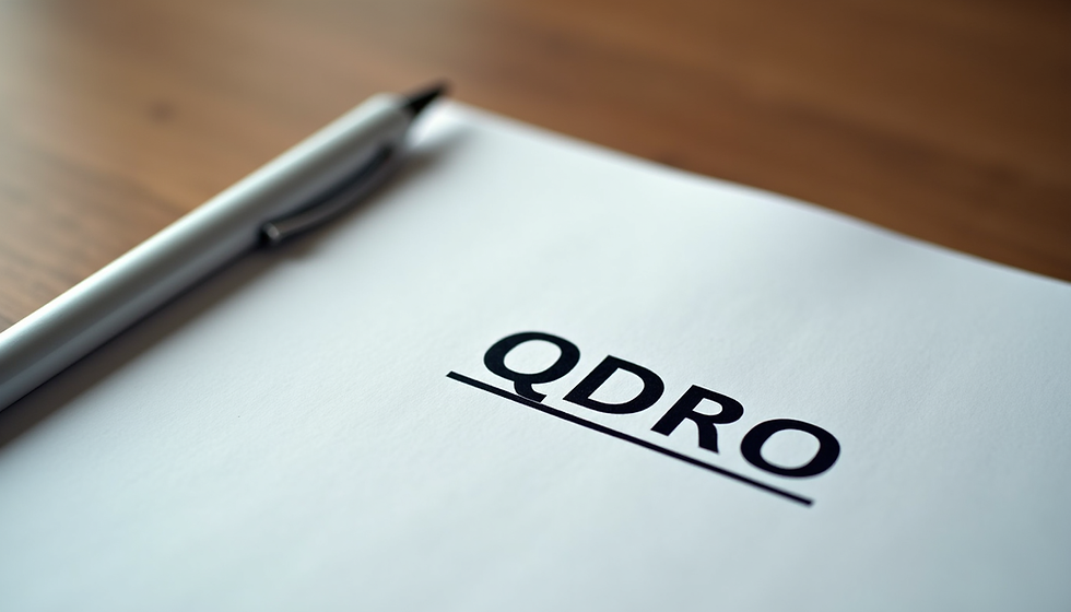 What is a Qualified Domestic Relations Order