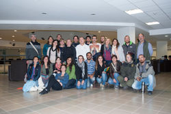 Grupo de estudiantes curso Aves