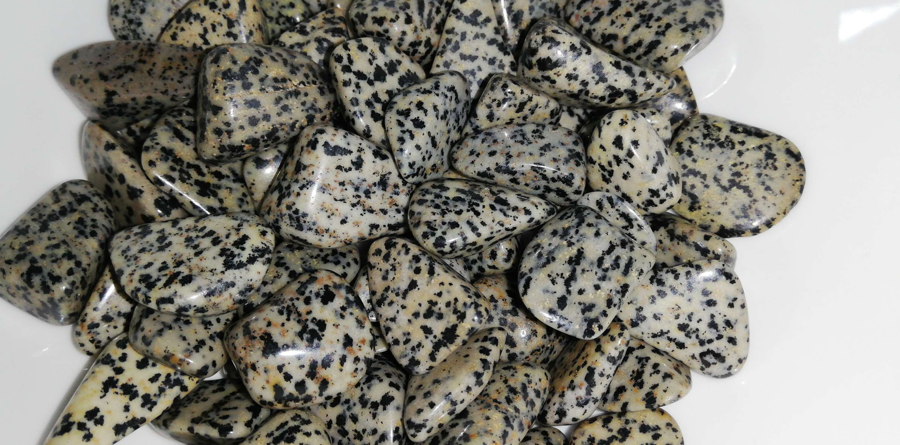 Dalmatian Stone tumblestones 