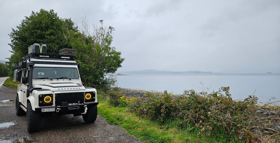 On the way to Kennacraig