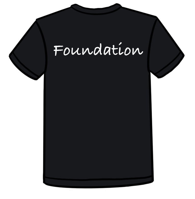 Thumbnail: Foundation Brown Shirt (White Outline) 3