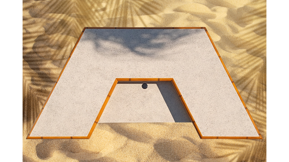 Thumbnail: The Palapa tiki bar with thatch umbrella and outdoor cover