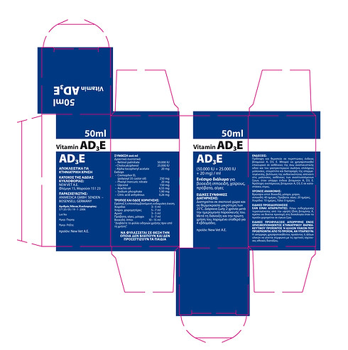 Faltschachtel eines Medikaments auf griechisch