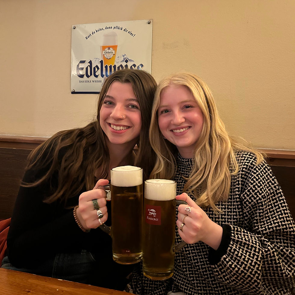 Fladerei with my best friend in Vienna, Austria.