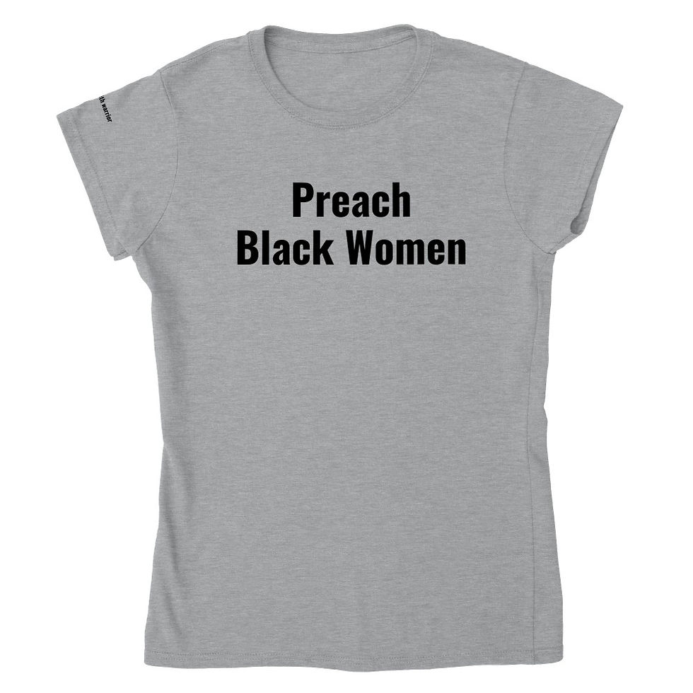 Thumbnail: Preach Black Women t-shirt JMcGee