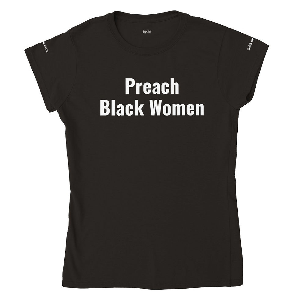 Thumbnail: Preach Black Women t-shirt JMcGee