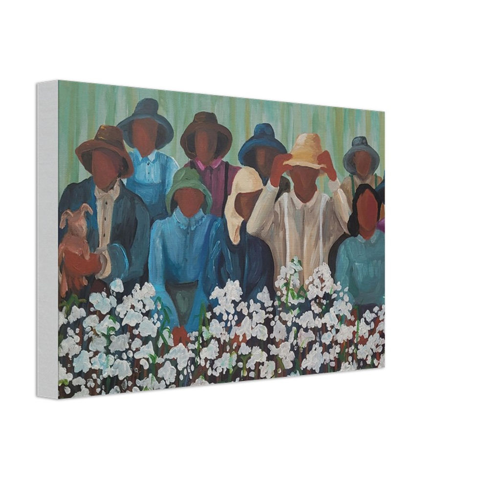 Thumbnail: The Last Cotton Field Janie McGee Canvas