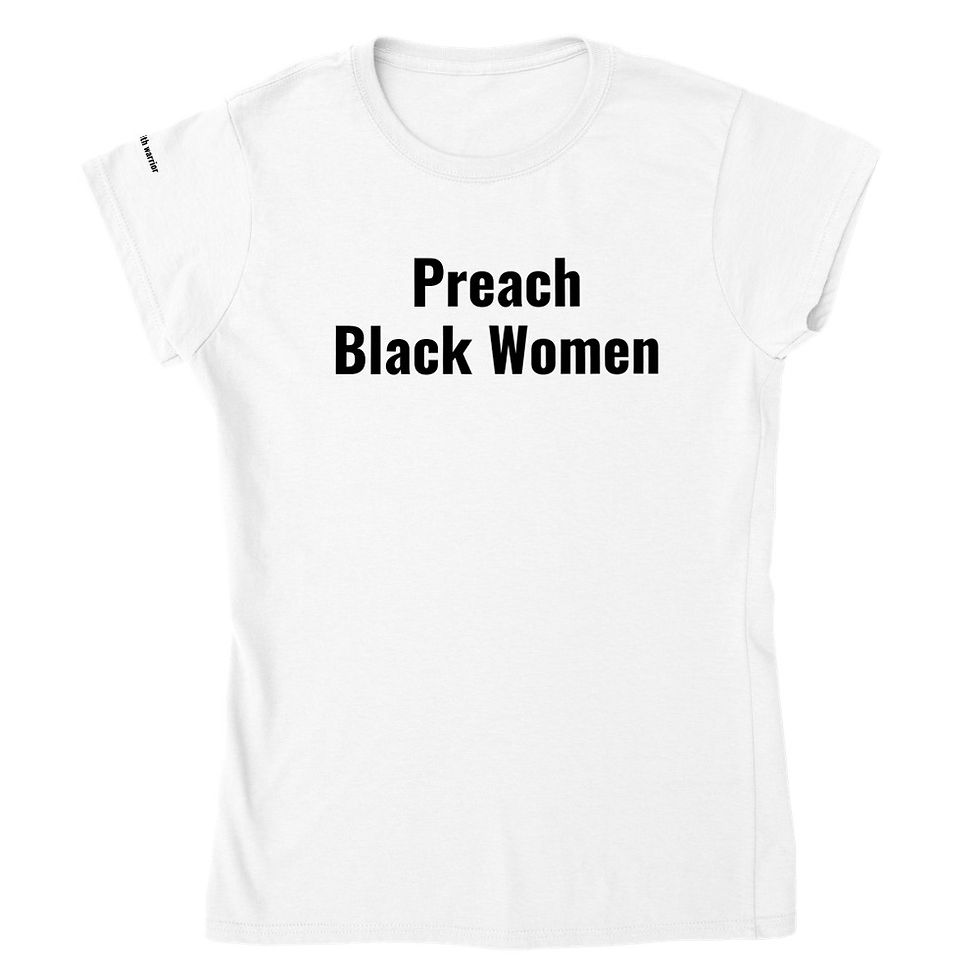 Thumbnail: Preach Black Women t-shirt JMcGee