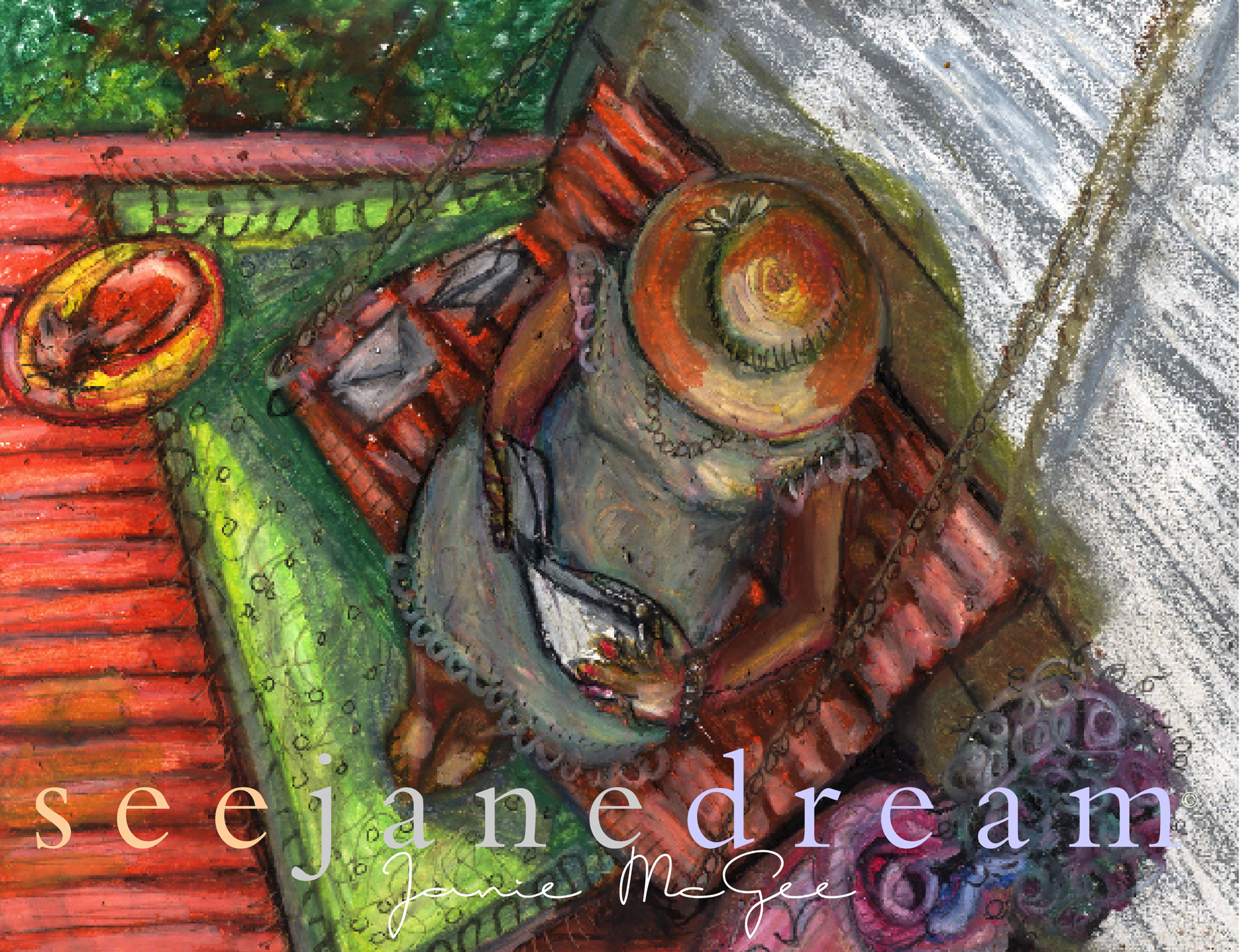 GraceWork  Front Porch  Print 8 x 11