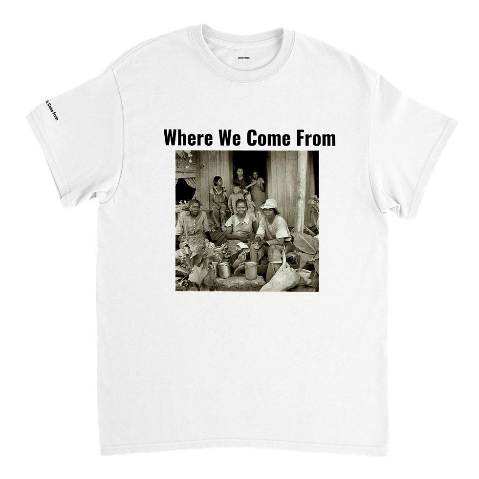 Thumbnail: Where We Come  From Unisex Crewneck T-shirt