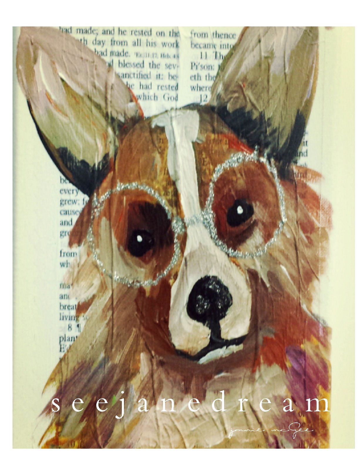 Animal Optic paper Dog