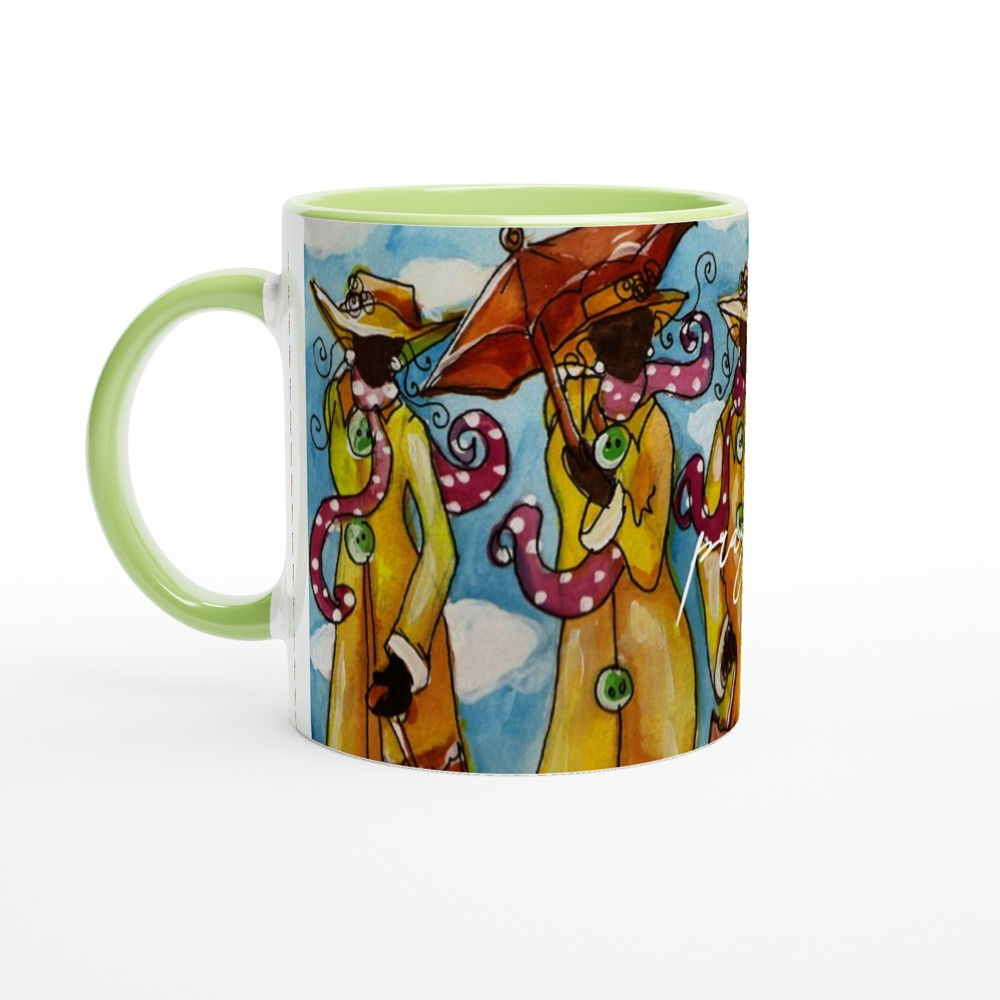 Prayer in The Storm Mug with Color Inside JMcGee