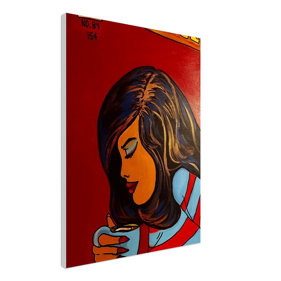 Thumbnail: Pop Chic Coffee Time Janie McGee canvas