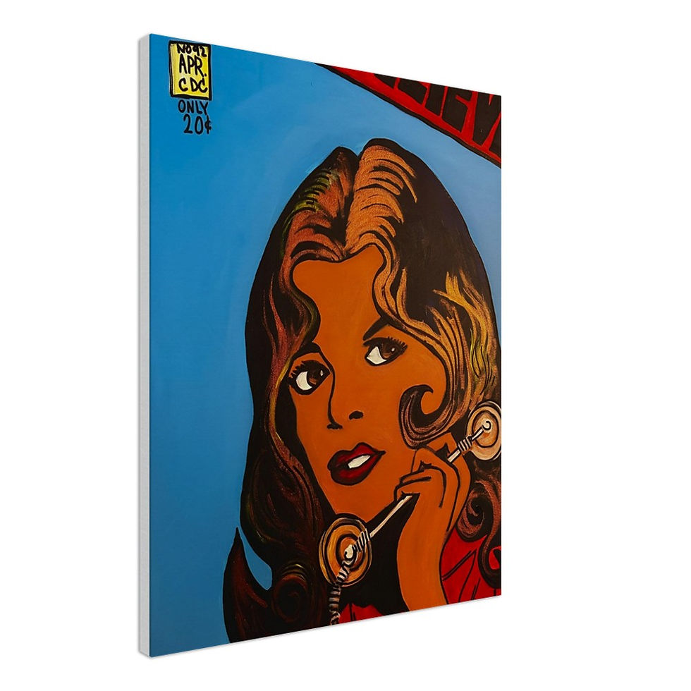 Thumbnail: Pop Chic Call Me Janie McGee canvas print