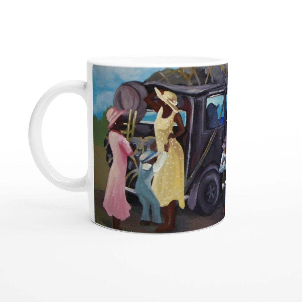 Moving North Car Mug Janie McGee