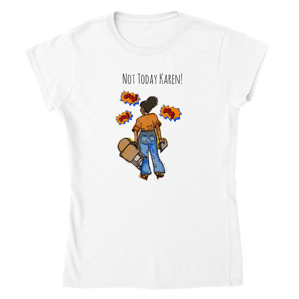 Thumbnail: Chair Not Today Karen JMcGee Classic Womens Crewneck T-shirt