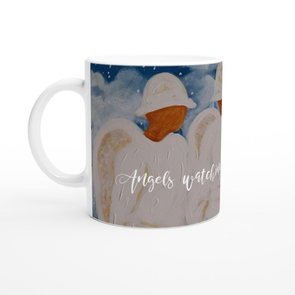 Angels Watching Over Me Mug Janie McGee