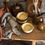 Miniature : 3 bols / terrines en terre cuite vernissée