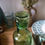 Miniature : Carafe vintage verte en verre