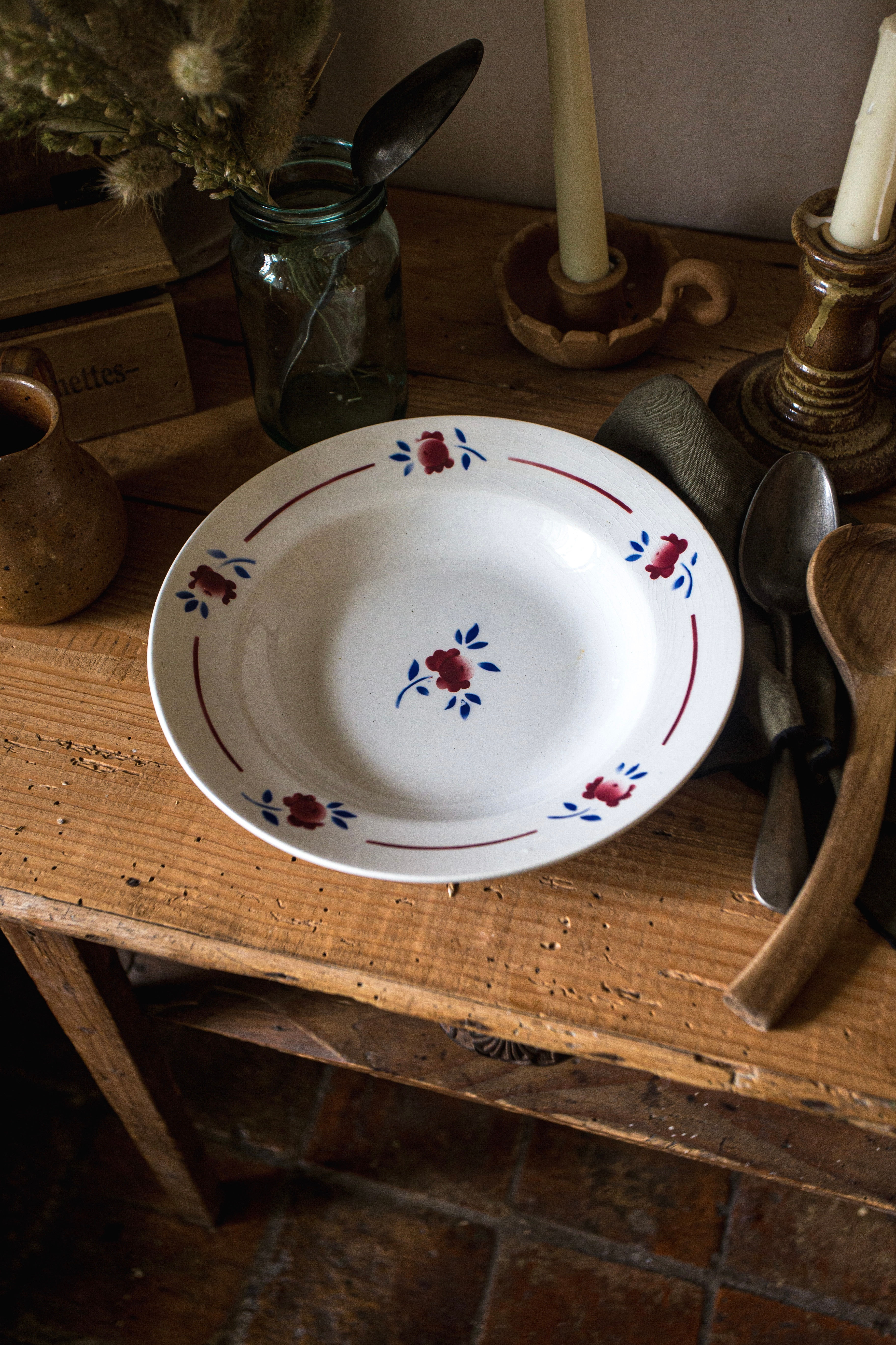 2 assiettes creuses art déco - Lunéville