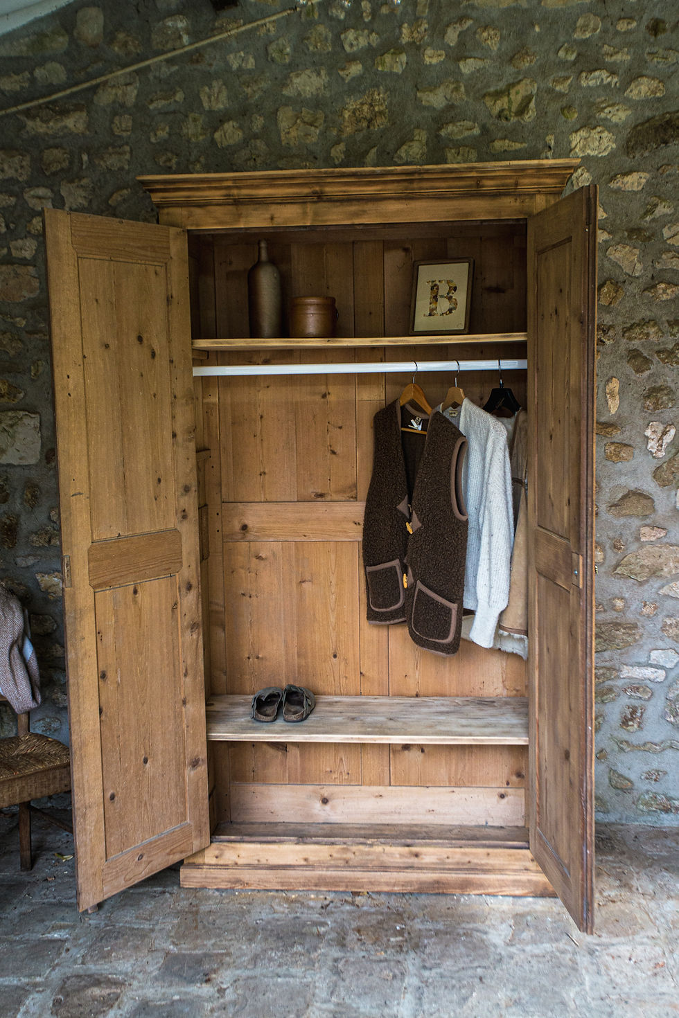 Miniature : Grande armoire en pin 