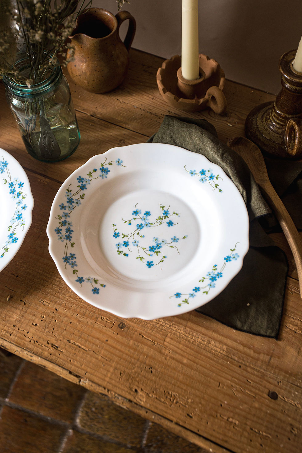 Miniature : 2 assiettes creuses 1950 - Arcopal