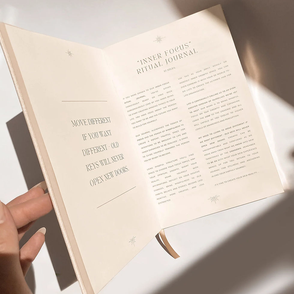 Thumbnail: St. Soleil Linen Ritual Journal
