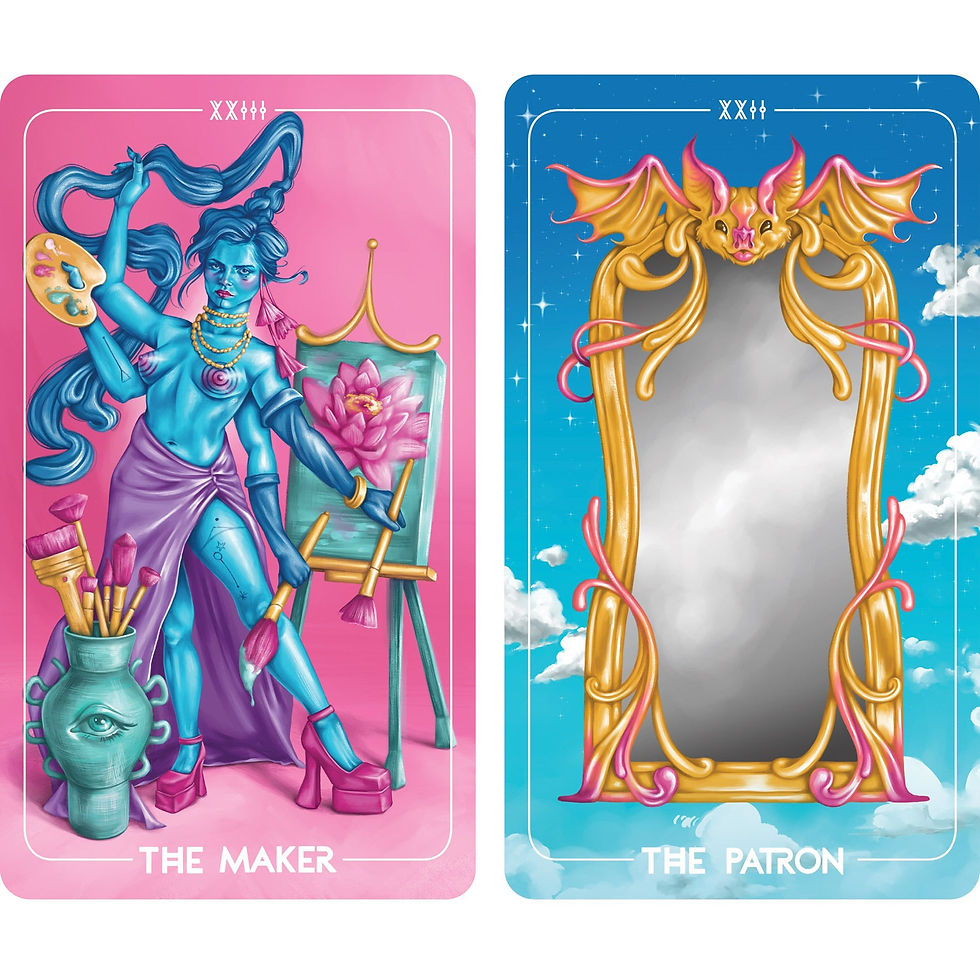 Thumbnail: Zeke's Arcana Tarot Card Deck