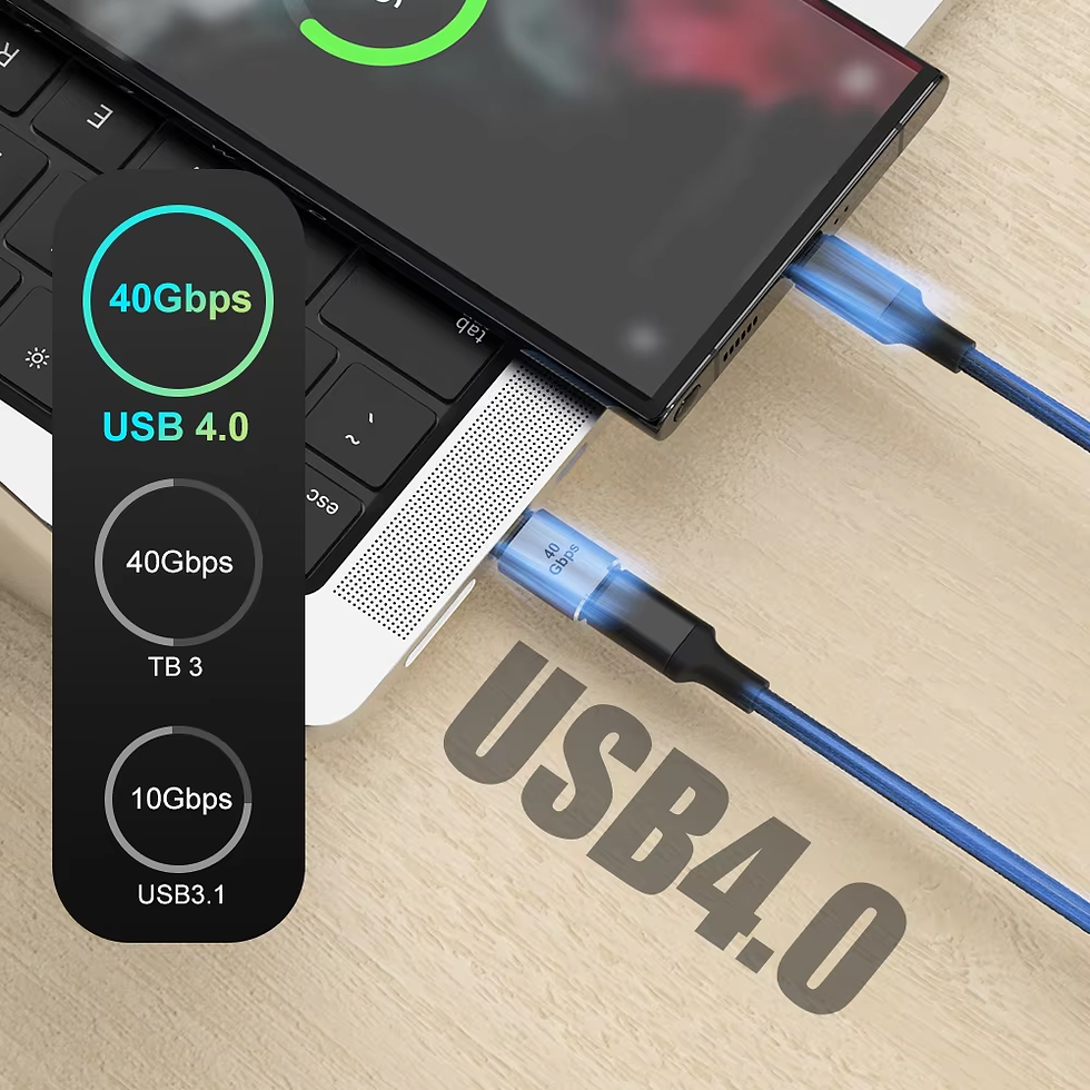 Miniaturbild: USB 4.0 PD 100W 8K 60Hz Charger Connector for Macbook 40Gbps High Speed USB C OT