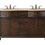 Thumbnail: 60" Amelia Double Sink Vanity with Travertine Marble Top