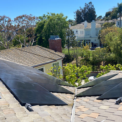 Residential Rooftop Solar in South LA.