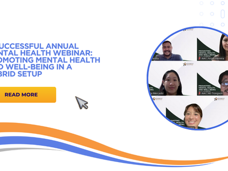 A Successful Annual Mental Health Webinar: Promoting Mental Health and Well-being in a Hybrid Setup