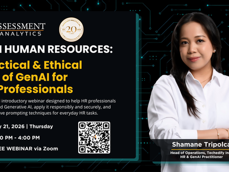 AI in Human Resources: Practical & Ethical Use of GenAI for HR Professionals | A Special Webinar for AAI’s 20th Anniversary