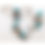 Thumbnail: Antique Sterling and Turquoise Slave Bracelet