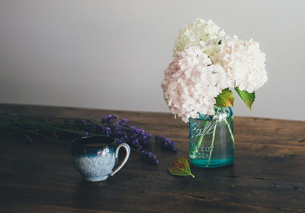 Improvisierte Vase