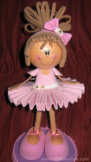 fofuchas bailarinas con tutu