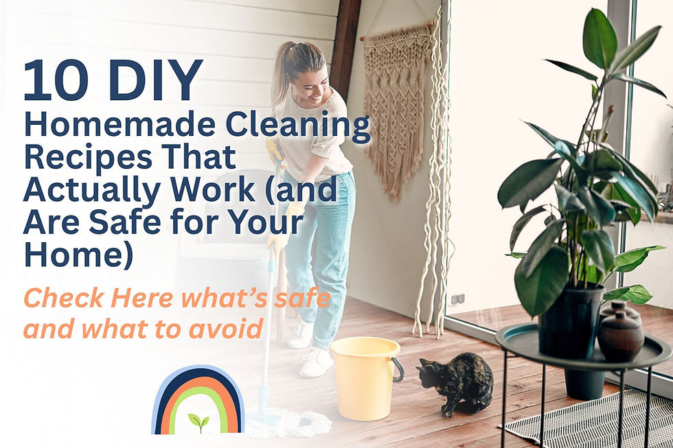 10 DIY Homemade Cleaning Recipes That Actually Work (and Are Safe for Your Home)