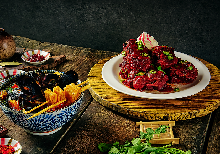 랭쌥-구이-세트&홍합불-쌀국수