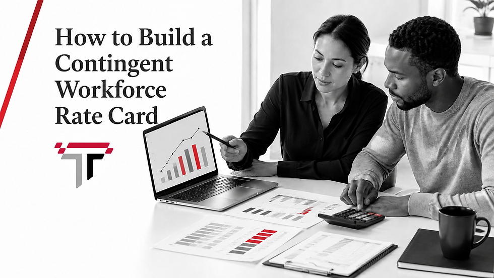 How to Build a Contingent Workforce Rate Card