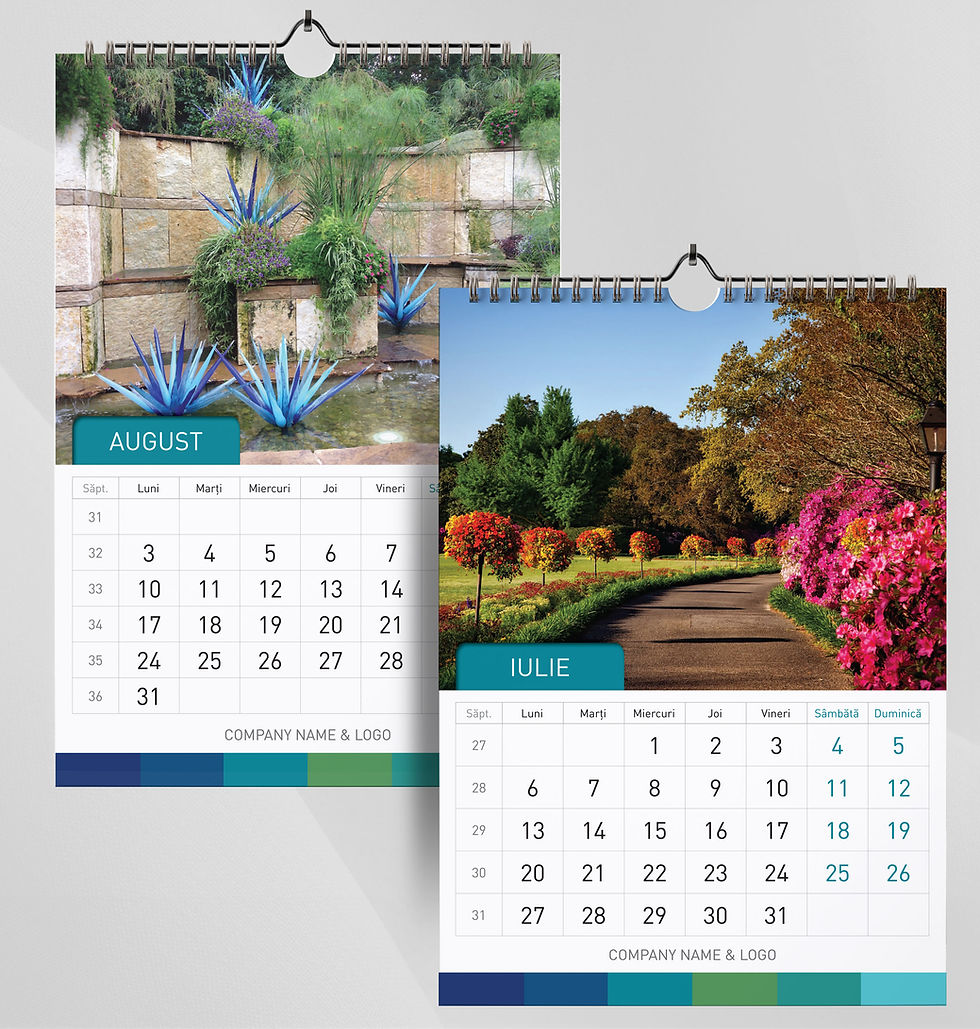 Miniatură: Calendar Parcuri, Gradini