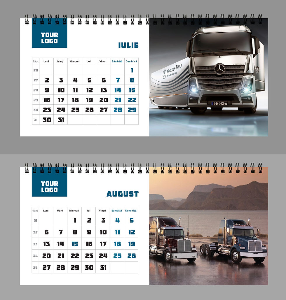 Miniatură: Calendar - Camioane