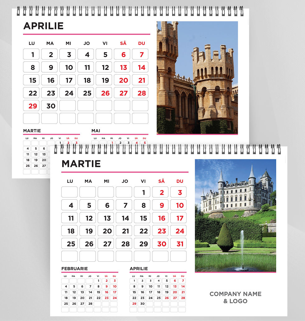 Miniatură: Calendar Castele