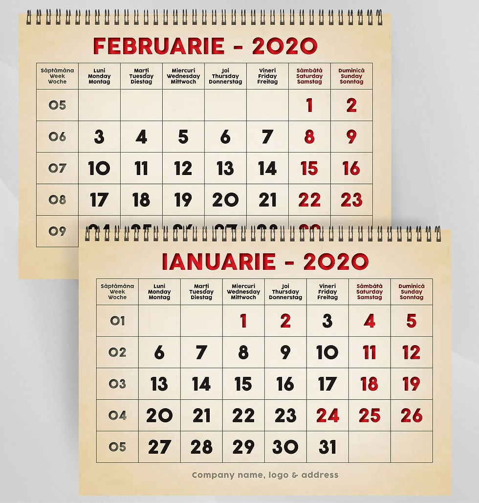 Miniatură: Calendarul Kraft